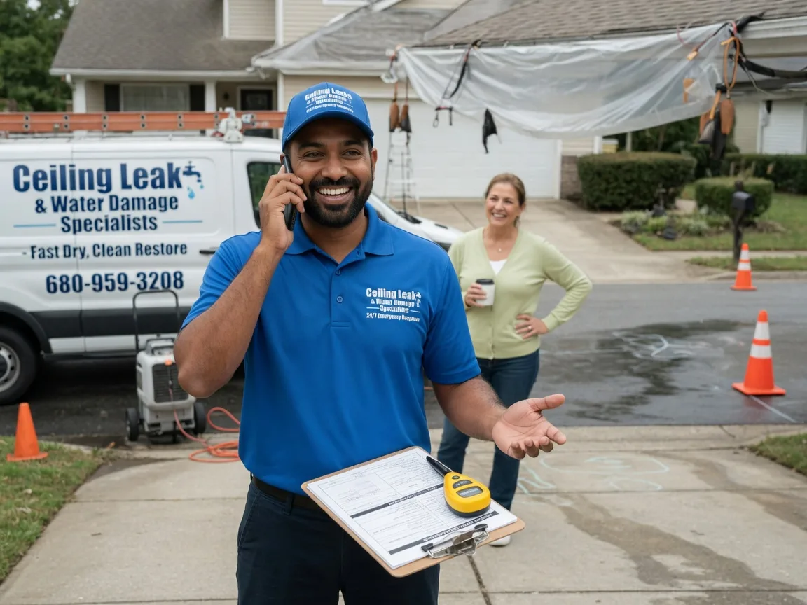 Ceiling Leak Cleanup Byron Center, MI FAQs
